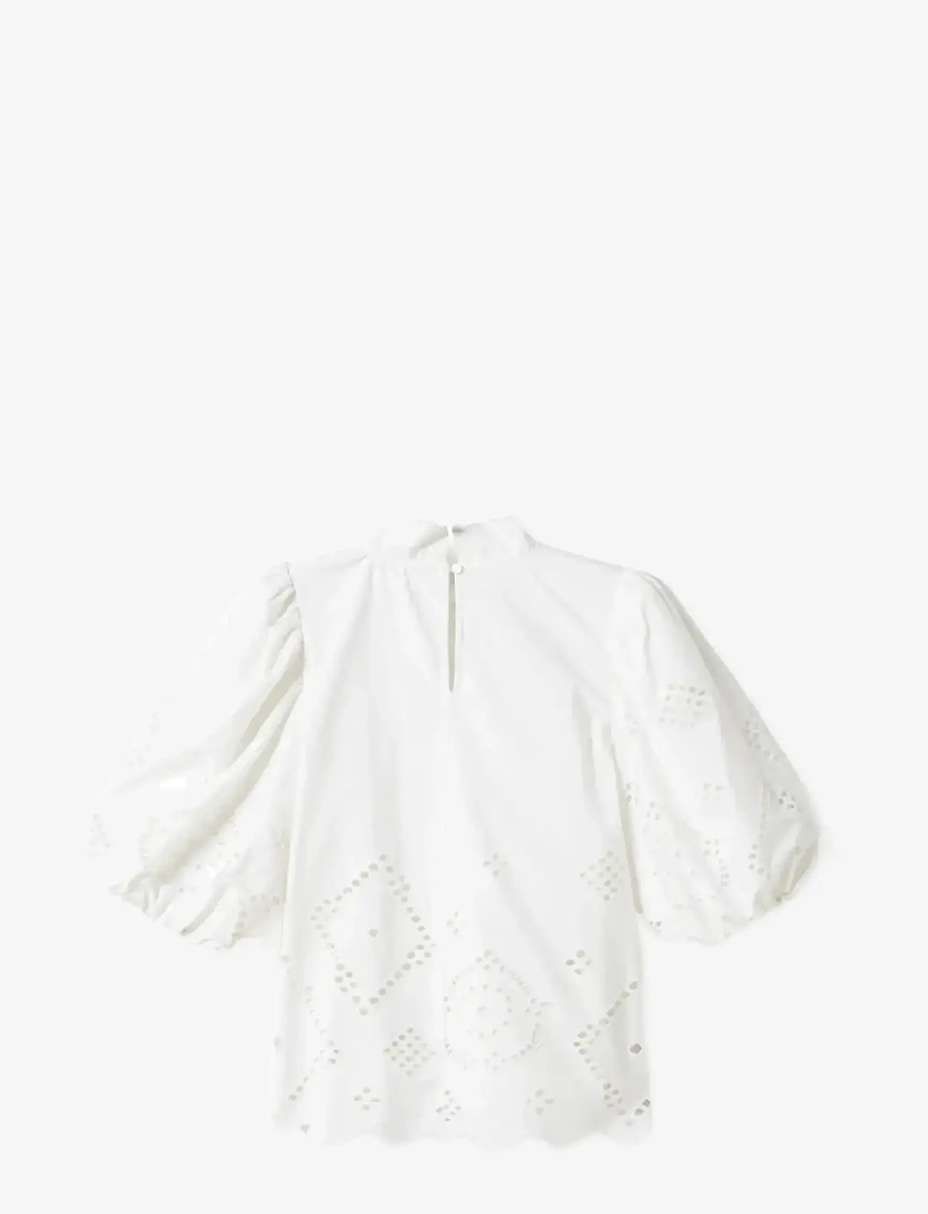 Noella - N-Marilyn Blouse - kurzämlige blusen - white - 2