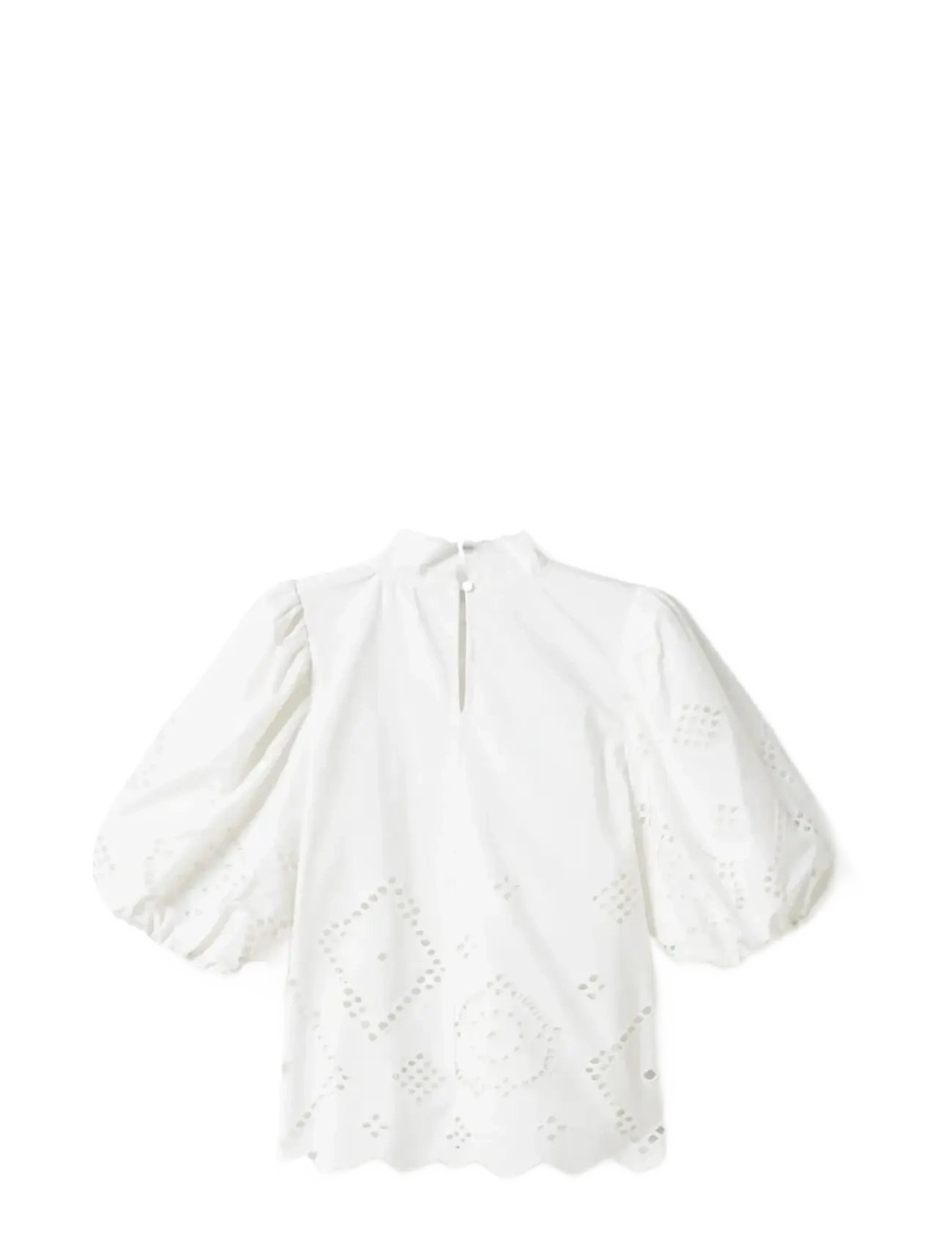 Noella - N-Marilyn Blouse - lühikeste varrukatega pluusid - white - 2