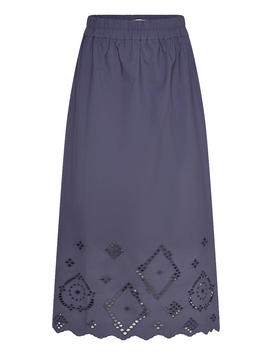 Noella - N-Marisol Skirt - maksiseelikud - dusty blue - 1