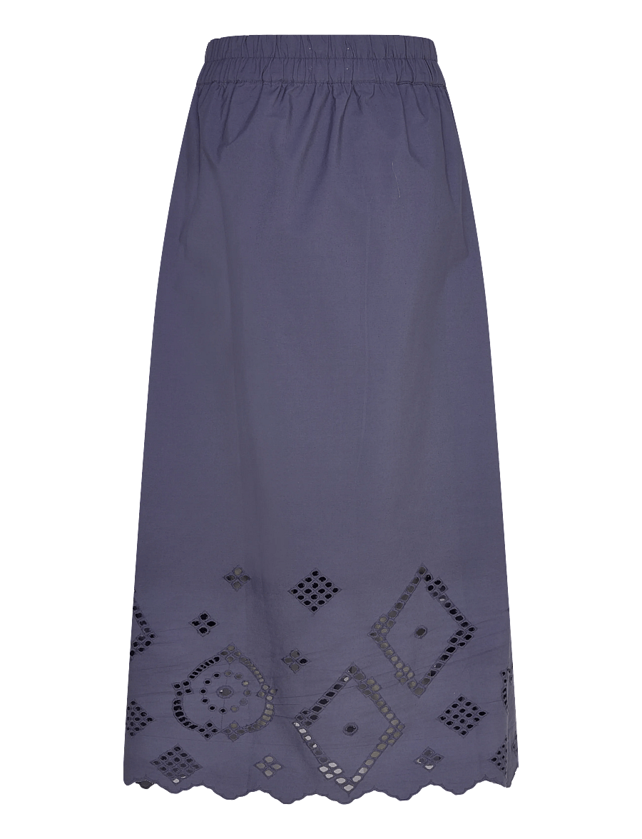 Noella - N-Marisol Skirt - maksiseelikud - dusty blue - 2