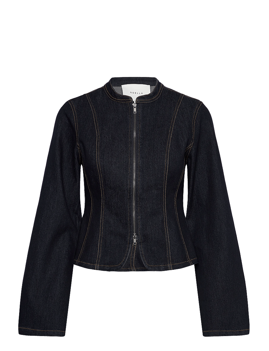Noella - N-Mazie Jacket - jeansjakker - blue unwashed - 1