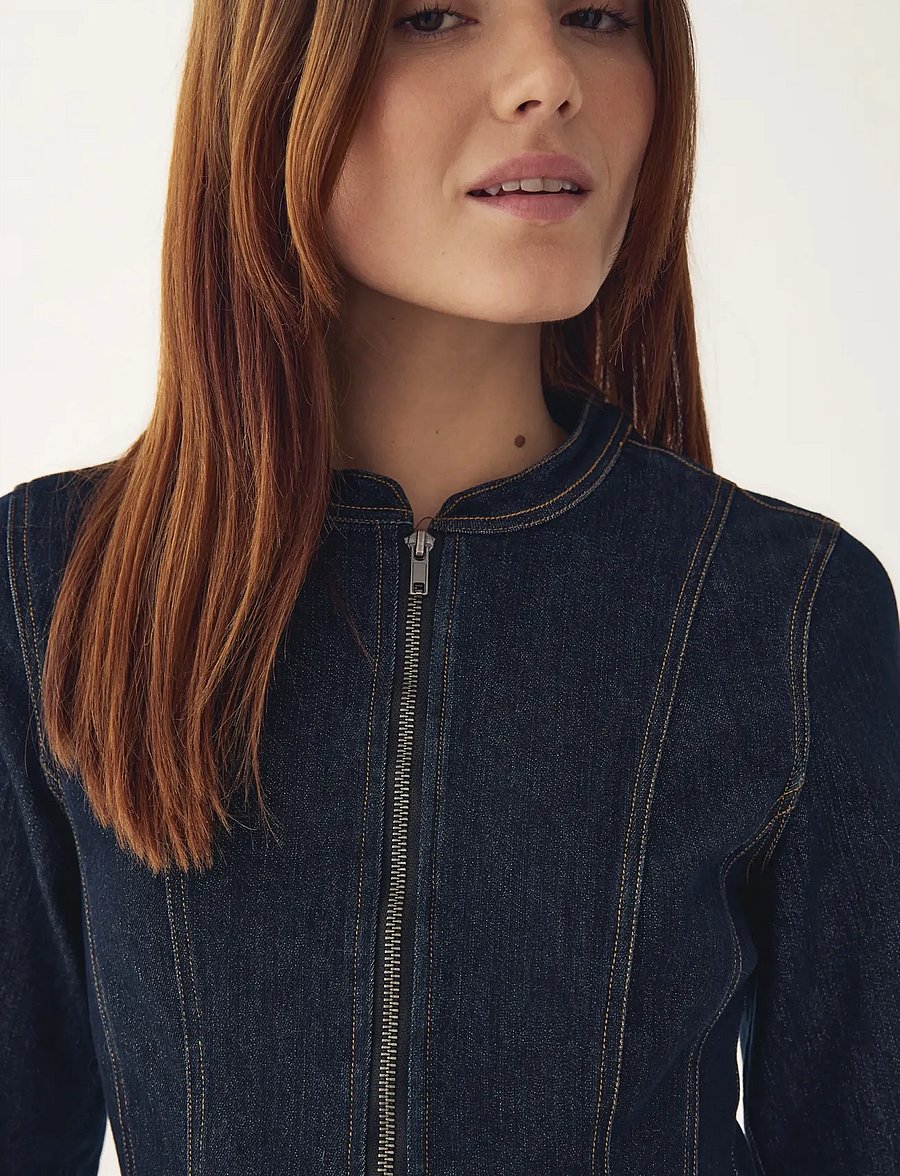 Noella - N-Mazie Jacket - jeansjakker - blue unwashed - 4