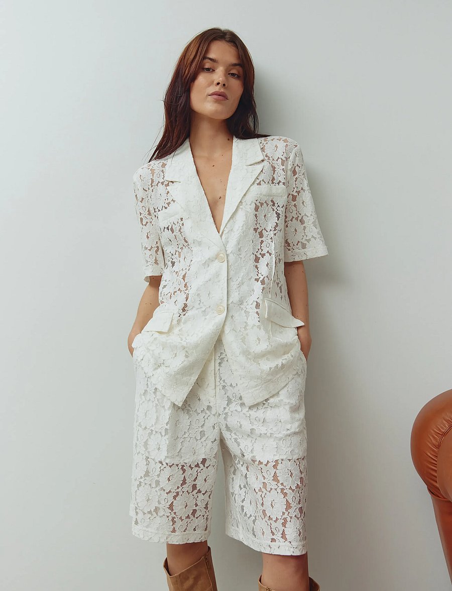 Noella - N-Leanne Blazer - rippijuhlat - ivory - 0