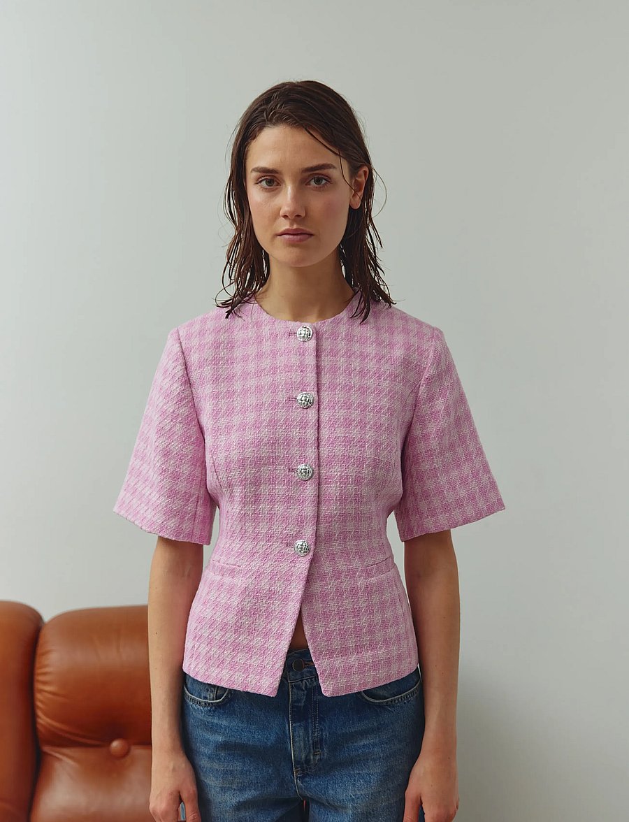 Noella - N-Kasaundra Blazer - bouclés - baby pink - 0