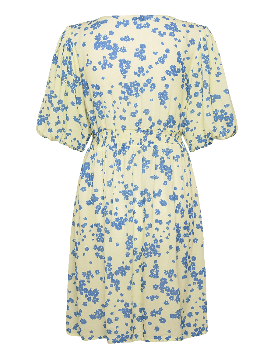 Noella - N-Lilliana Dress - sommerkjoler - deja yellow print - 2