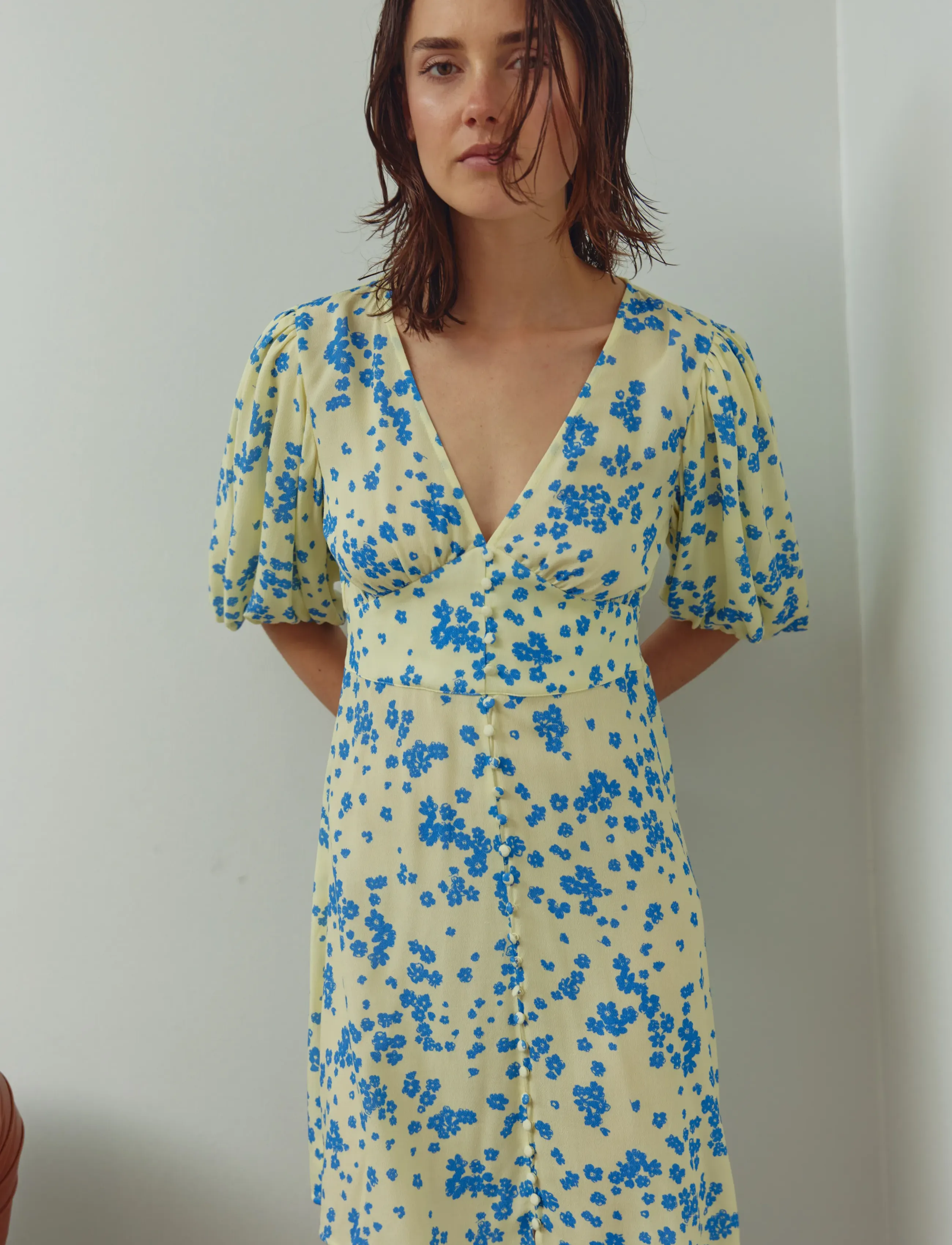 Noella N-Lilliana Dress - Drabužiai - DEJA YELLOW PRINT / yellow