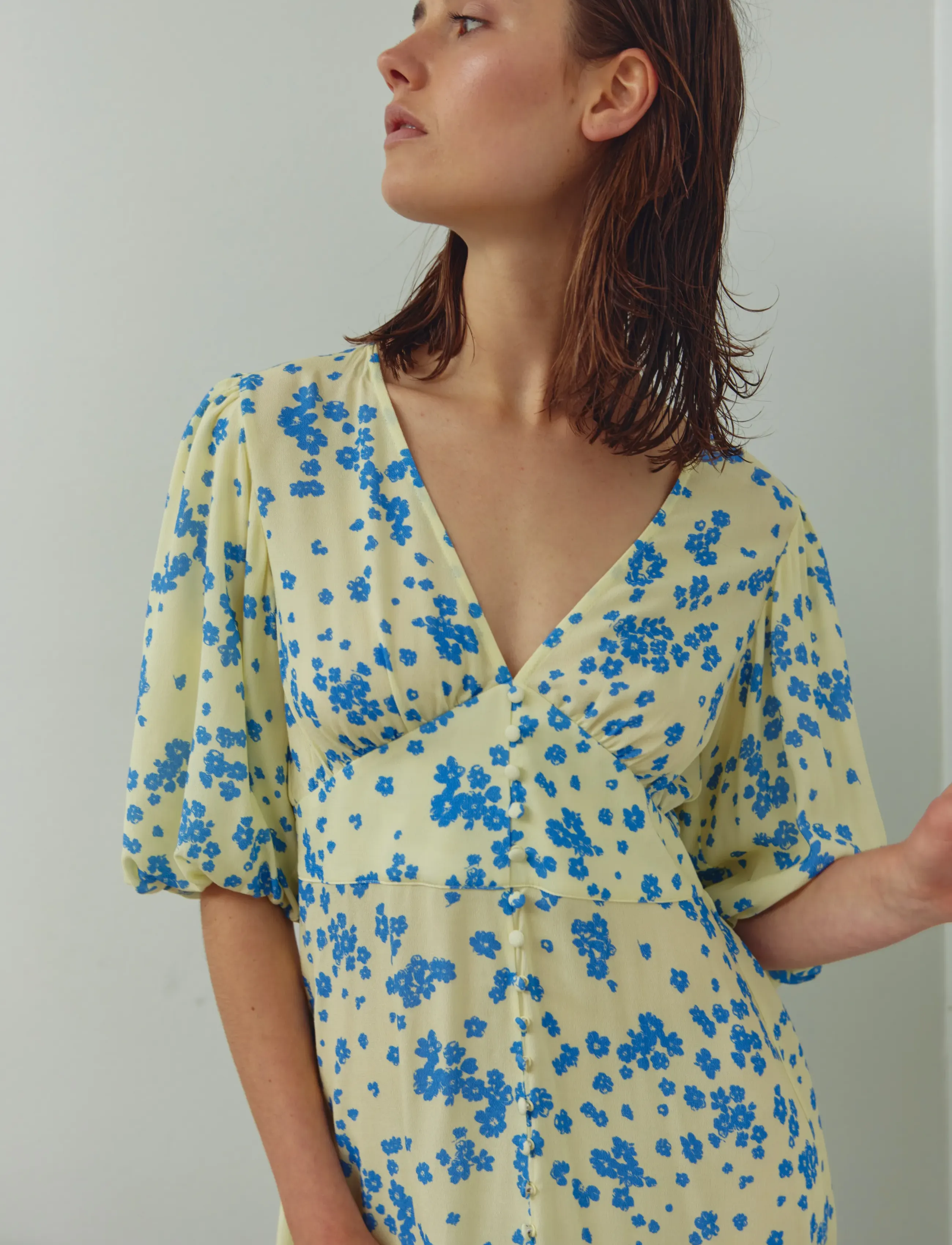 Noella - N-Lilliana Dress - deja yellow print - 3