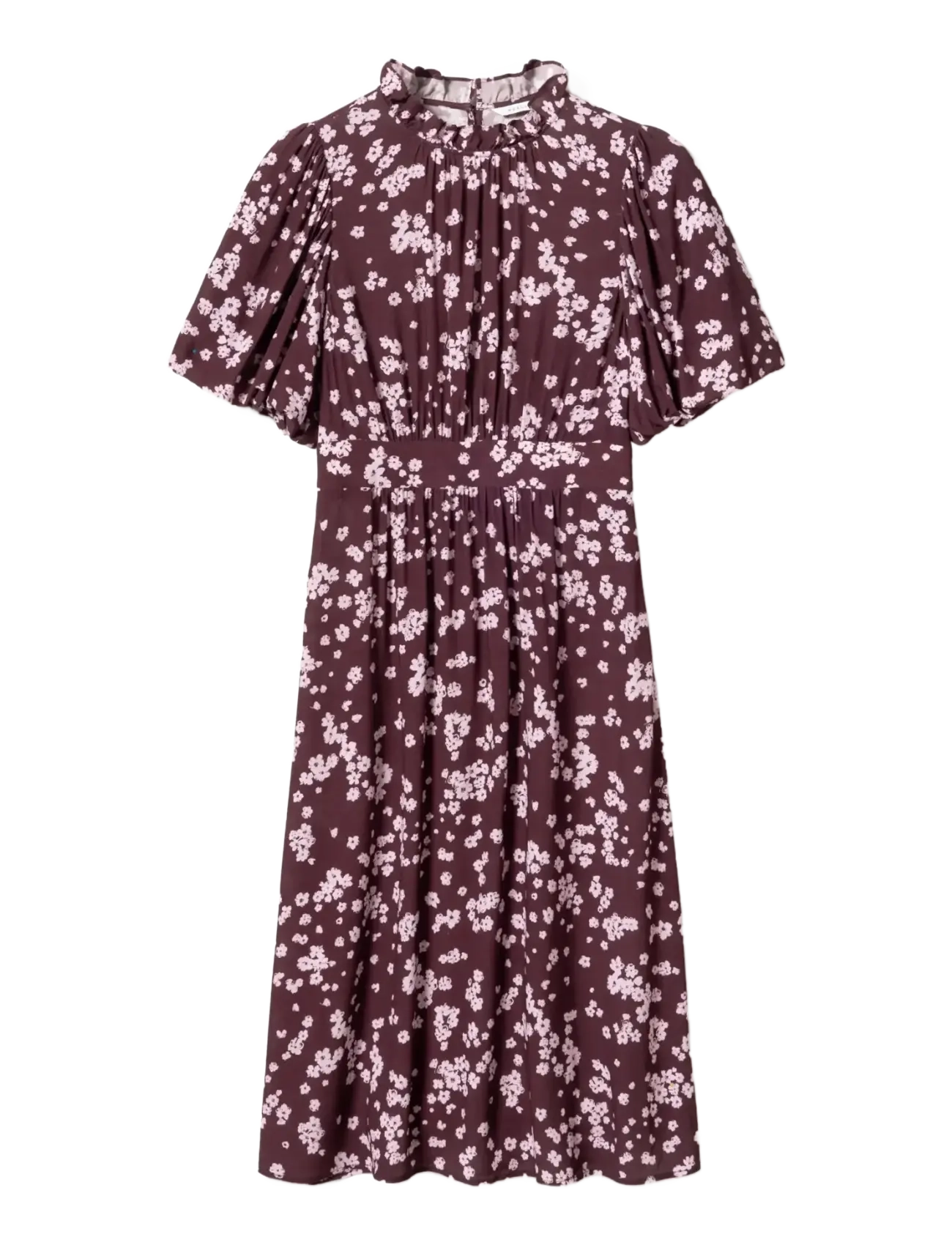 Noella N-Ruth Dress - Midi kjoler - DEJA BURGUNDY PRINT / burgundy