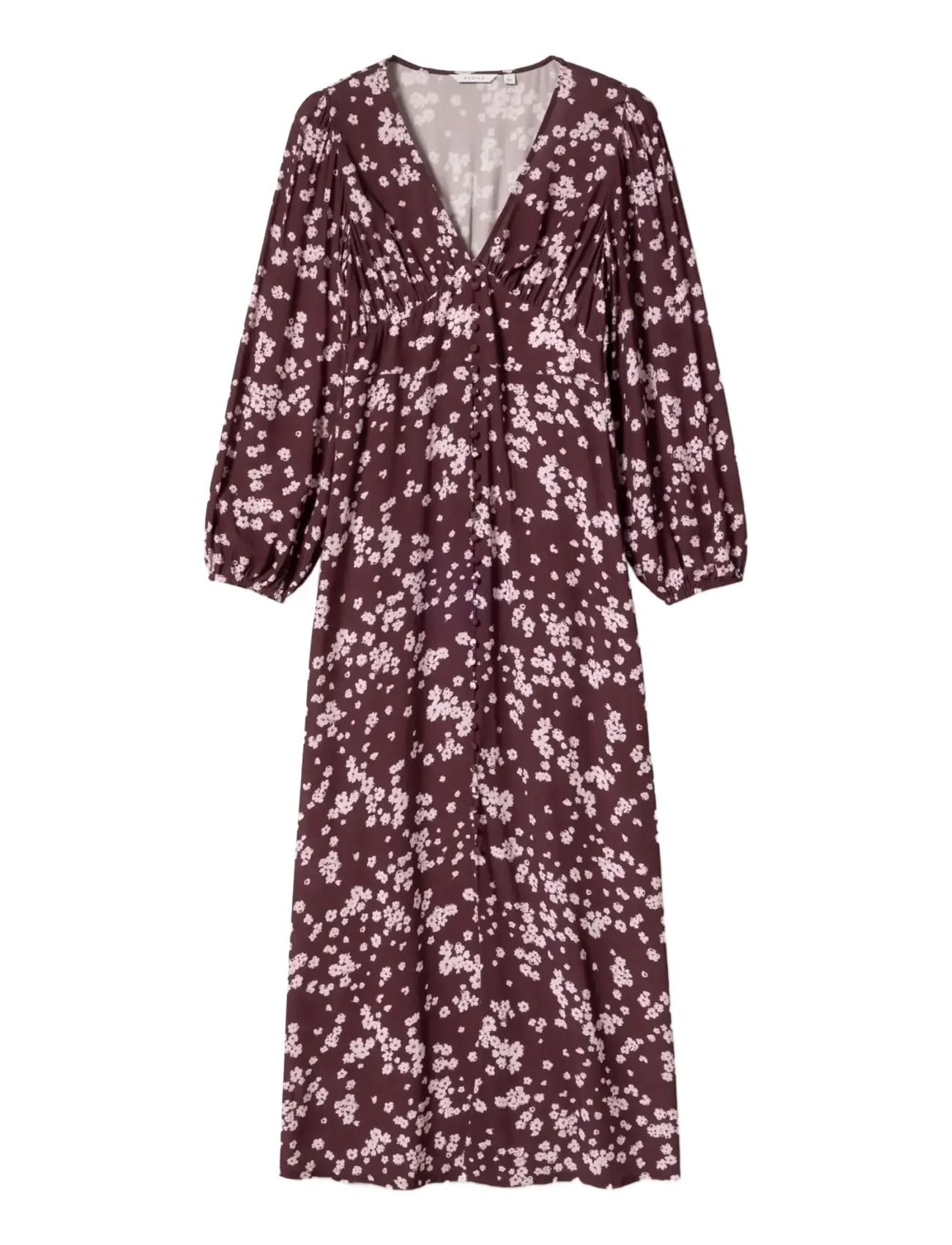 Noella N-Lilith Maxi Dress - Noella - DEJA BURGUNDY PRINT / burgundy
