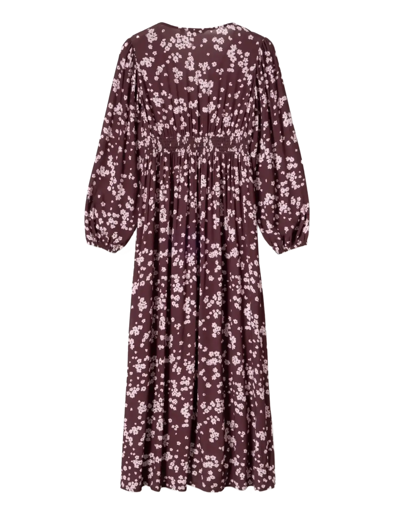 Noella - N-Lilith Maxi Dress - maxi kjoler - deja burgundy print - 2
