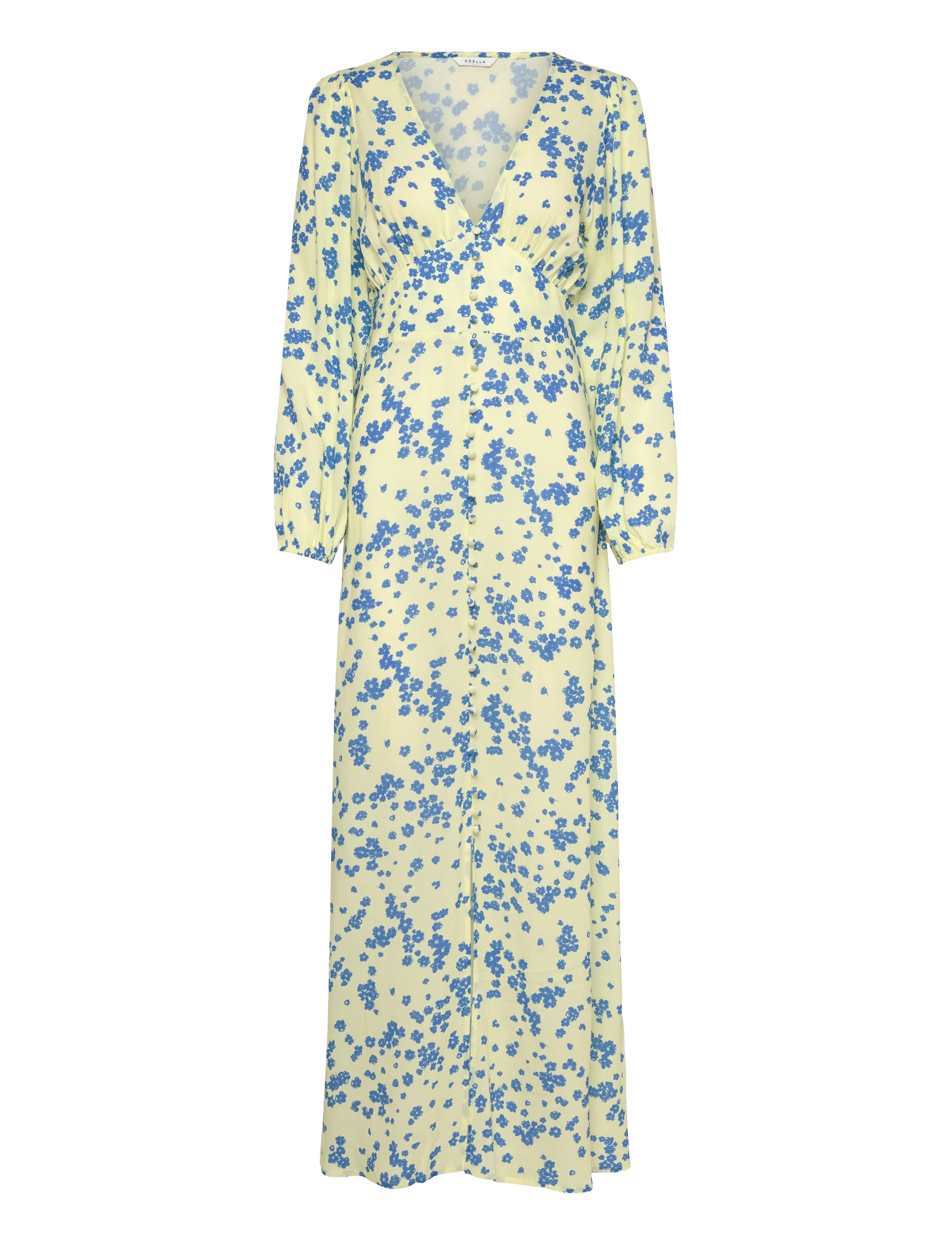 Noella N-Lilith Maxi Dress - Maxi kjoler - DEJA YELLOW PRINT / yellow