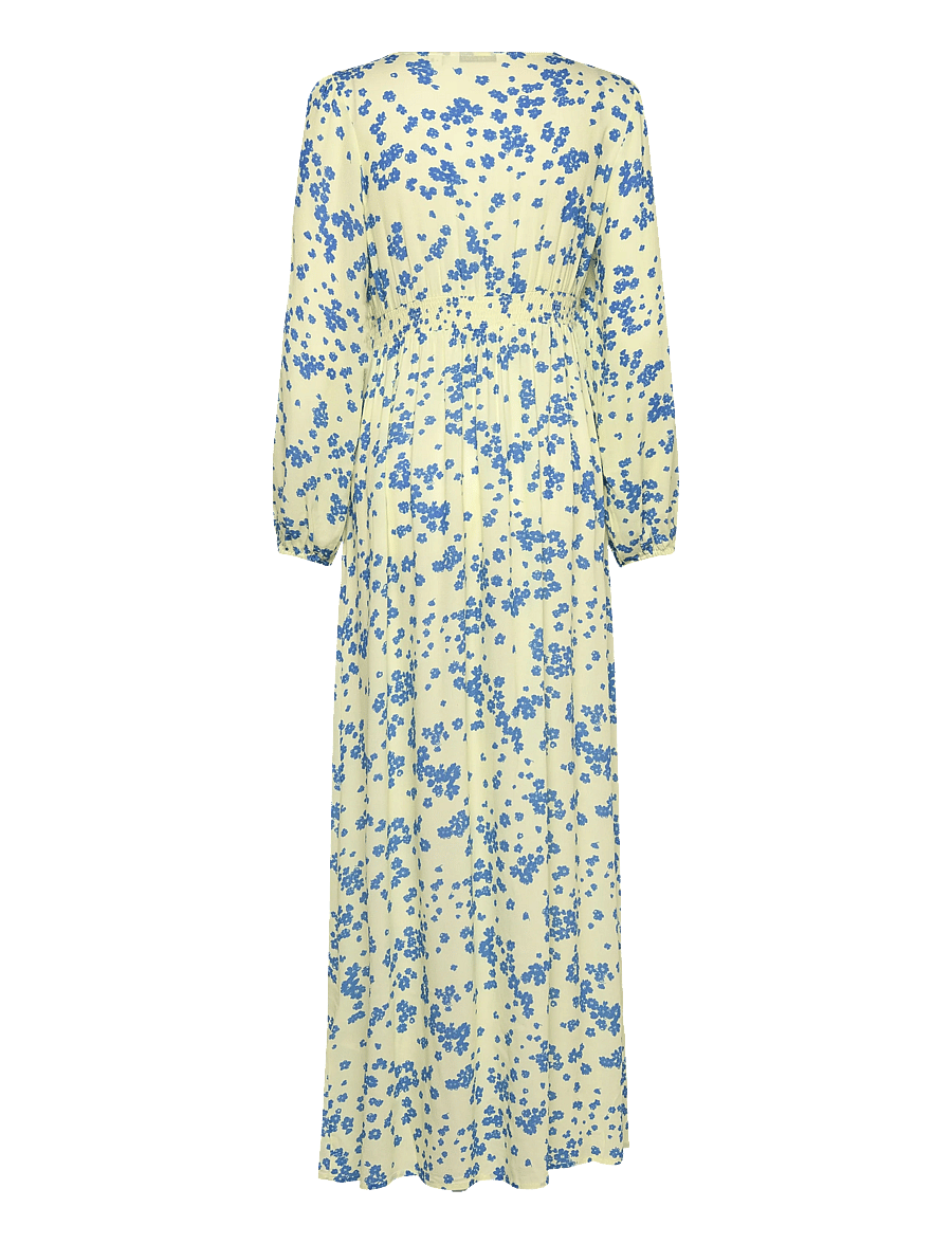 Noella - N-Lilith Maxi Dress - sommarklänningar - deja yellow print - 2