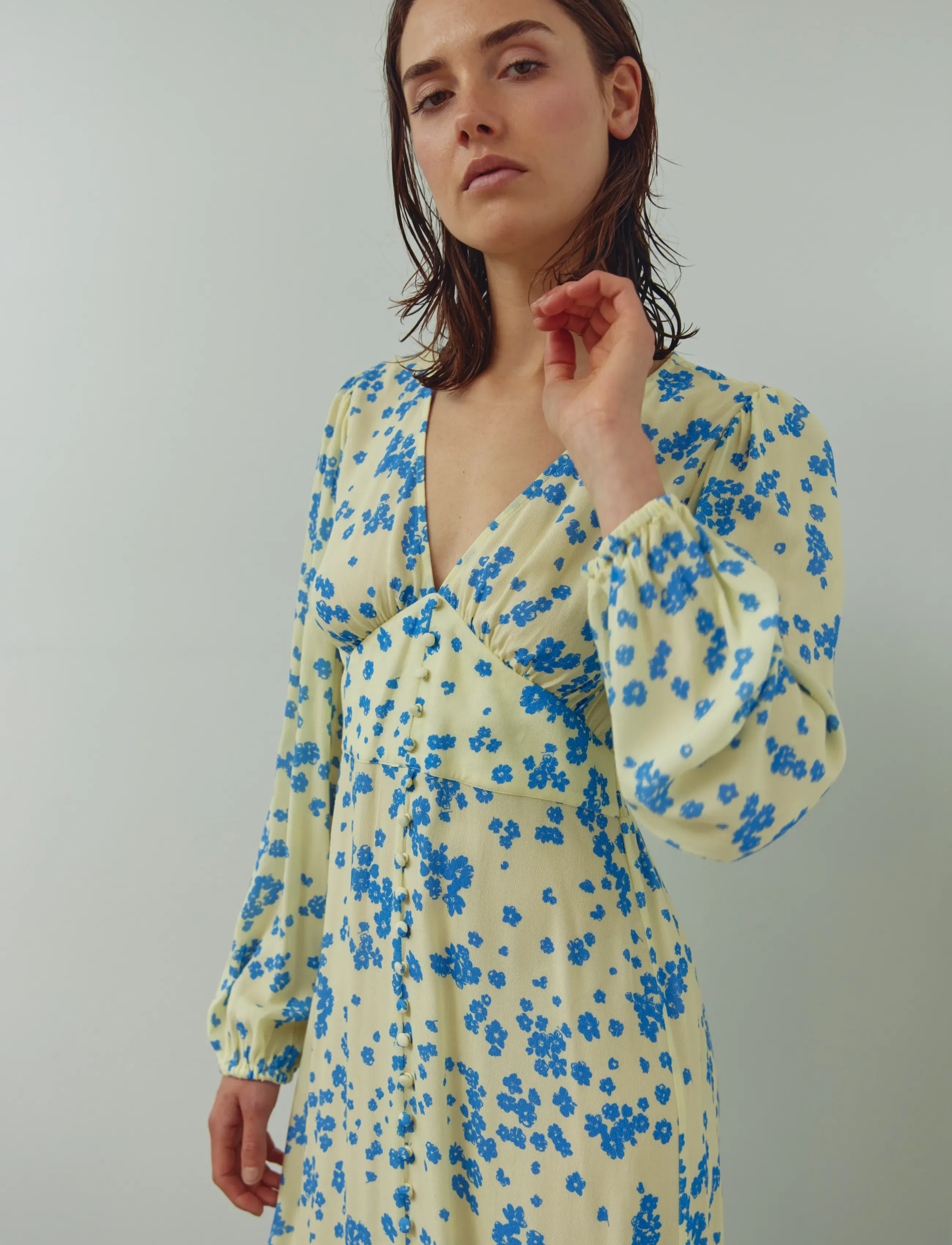 Noella - N-Lilith Maxi Dress - summer dresses - deja yellow print - 4