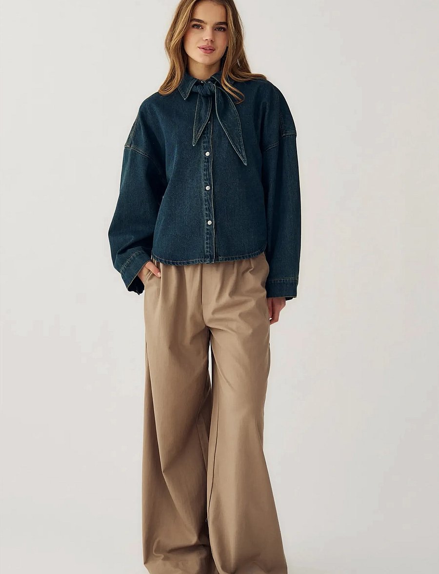 Noella - N-Lirinnah Shirt - denimskjorter - vintage blue wash - 4