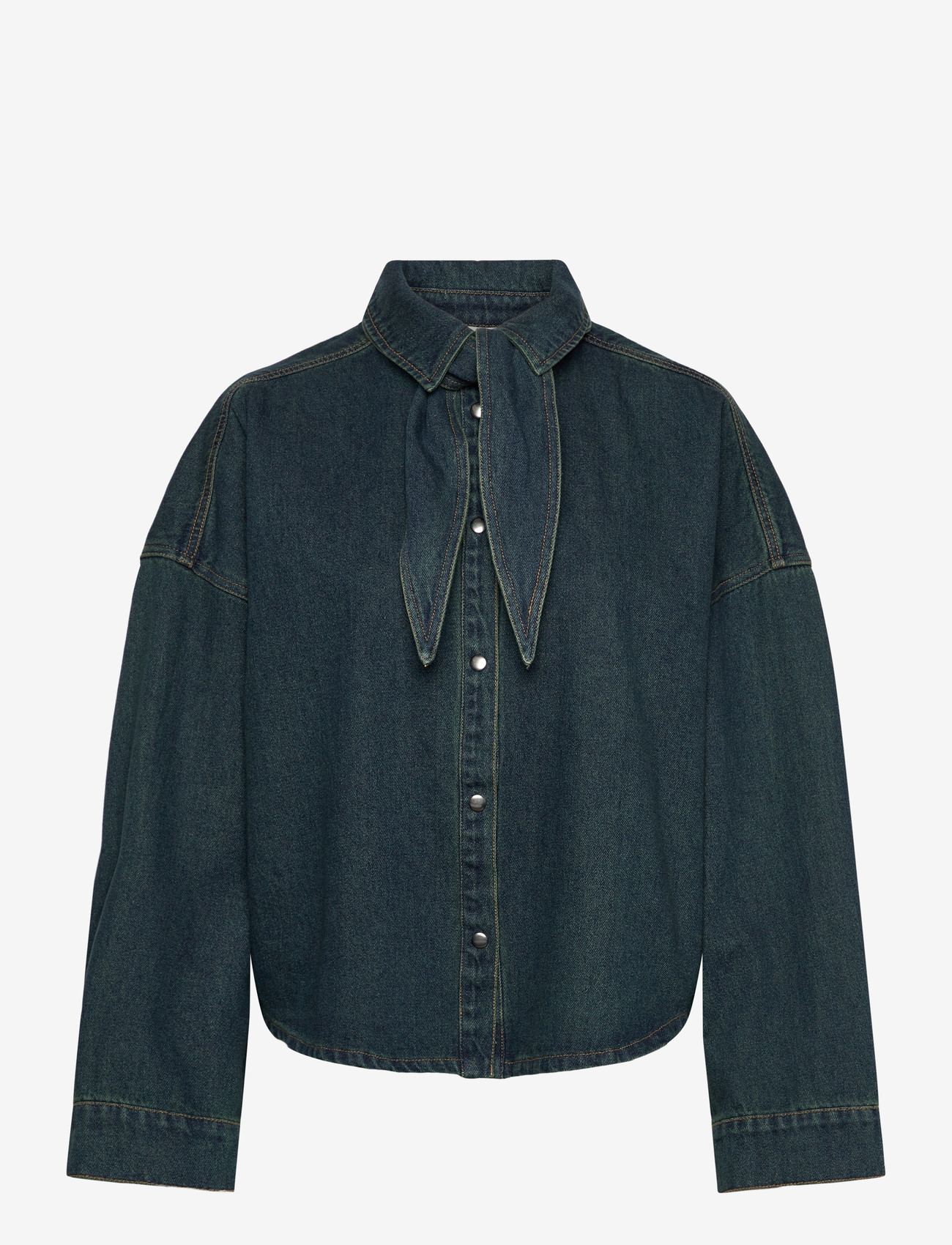 Noella - N-Lirinnah Shirt - denim shirts - vintage blue wash - 3