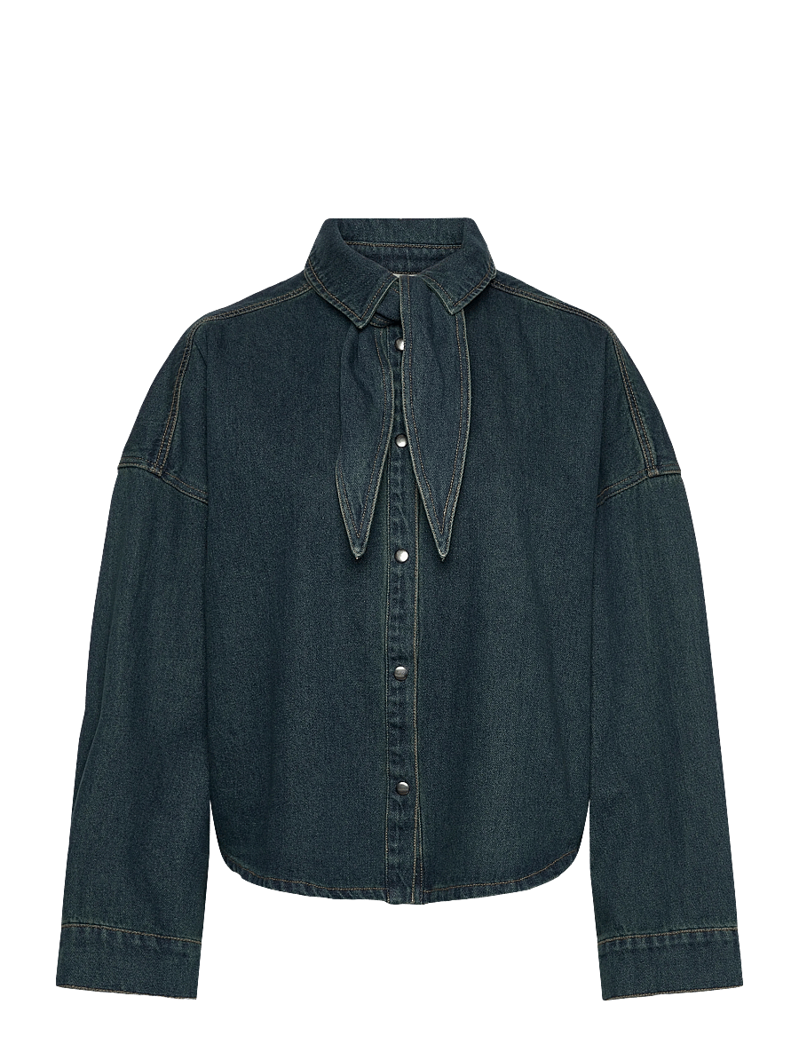 Noella - N-Lirinnah Shirt - denimskjorter - vintage blue wash - 3