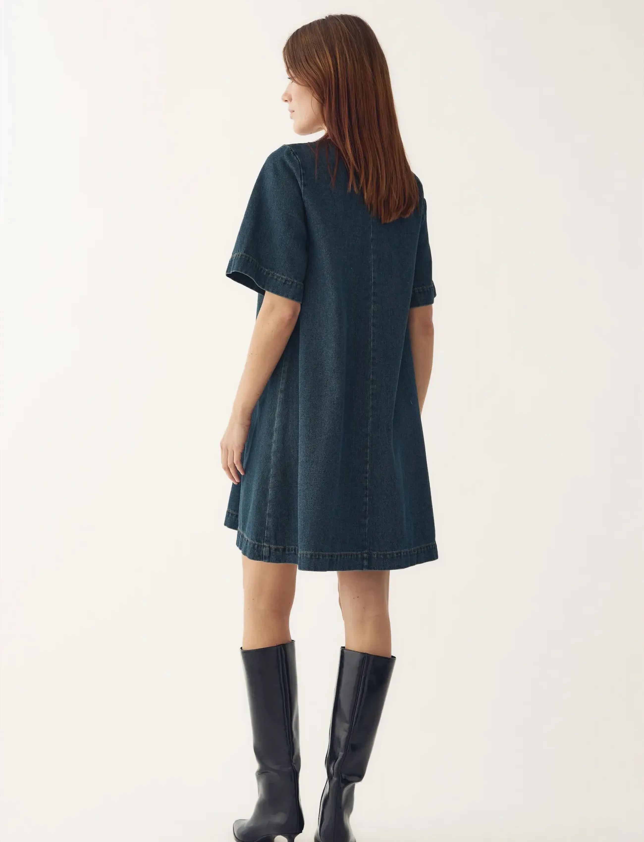 Noella - N-Mavis Dress - džinsinės suknelės - vintage blue wash - 3