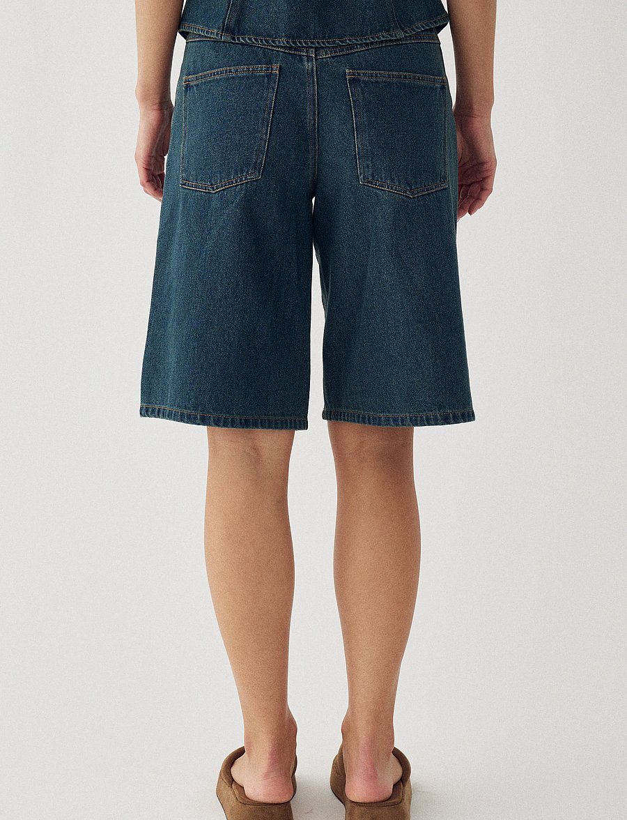 Noella - N-Katy MW Jorts - jorts - vintage blue wash - 3