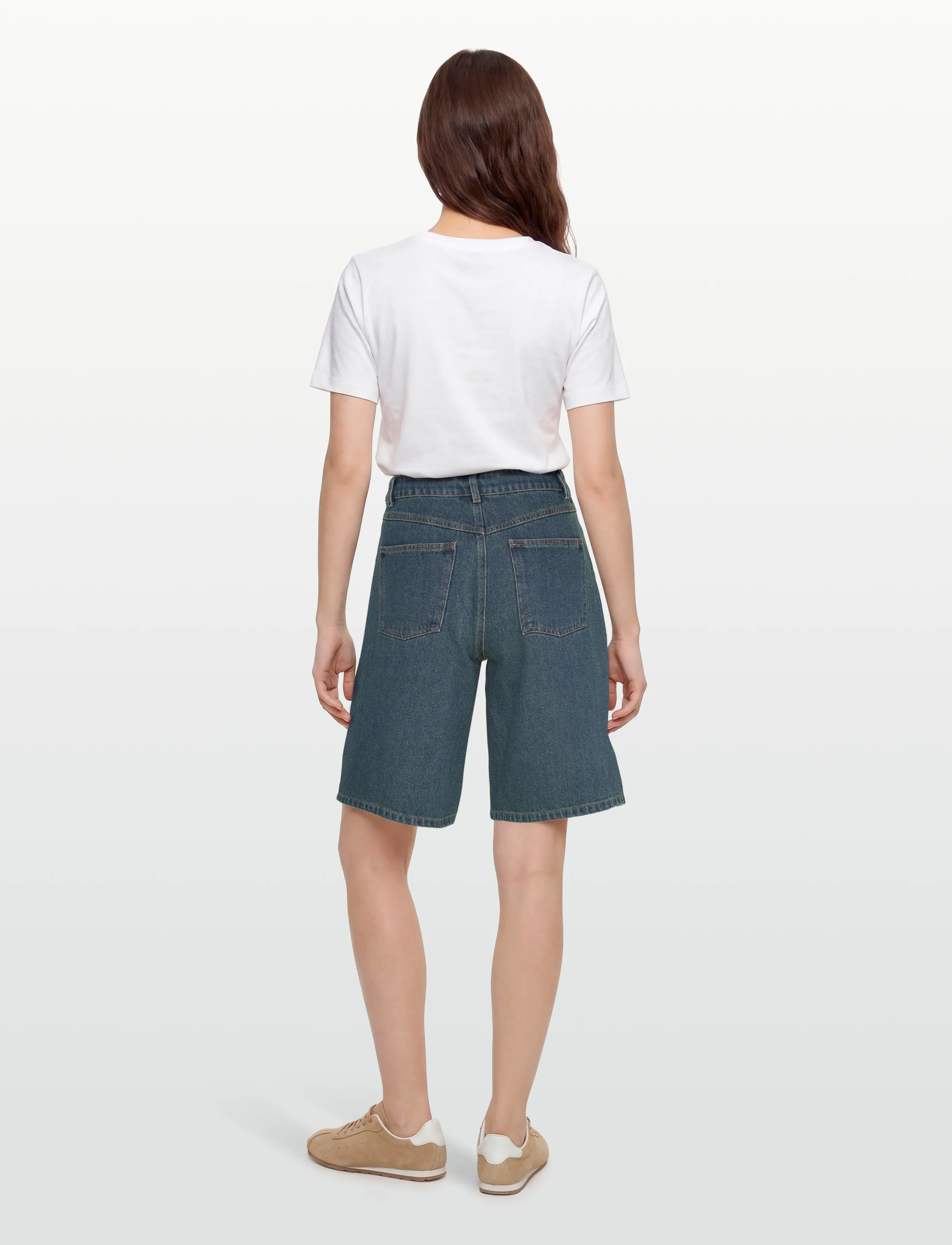 Noella - N-Katy MW Jorts - shorts - vintage blue wash - 4