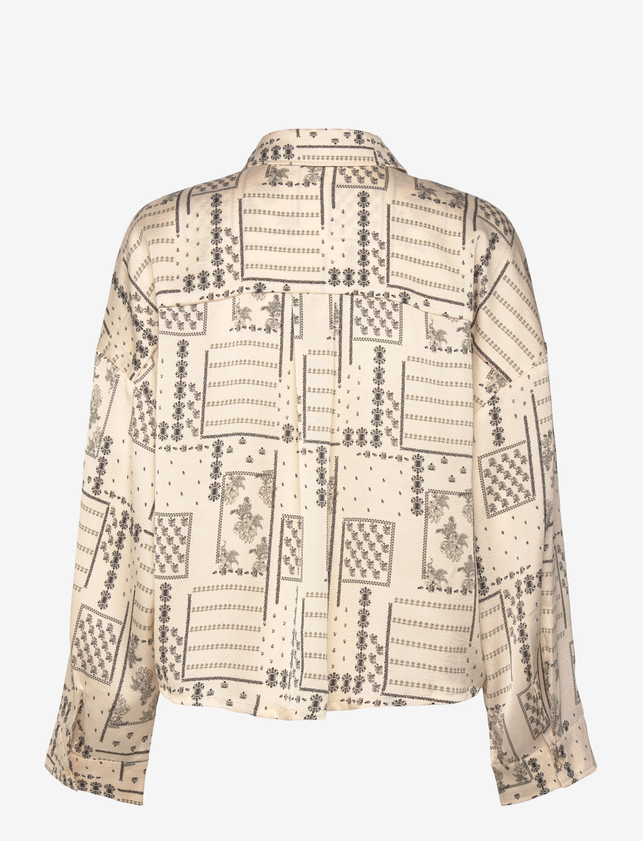 Noella - N-Lirinnah Shirt - langärmlige hemden - dolly ivory print - 2