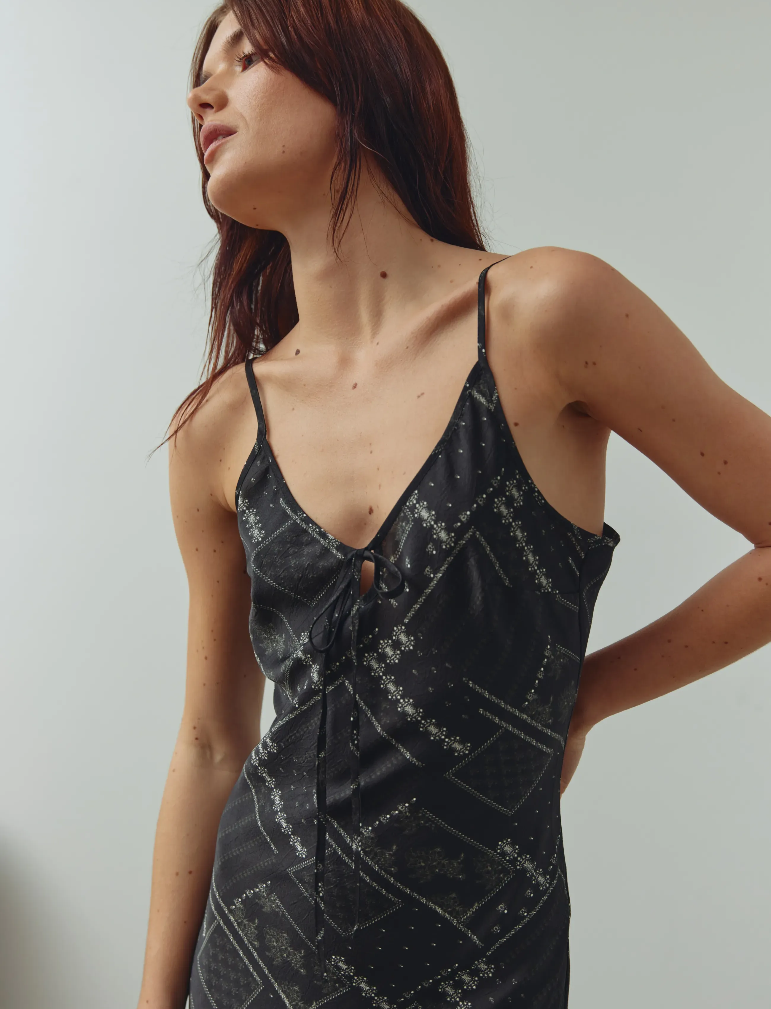 Noella - N-Megan Dress - sukienki wieczorowe - dolly black print - 3