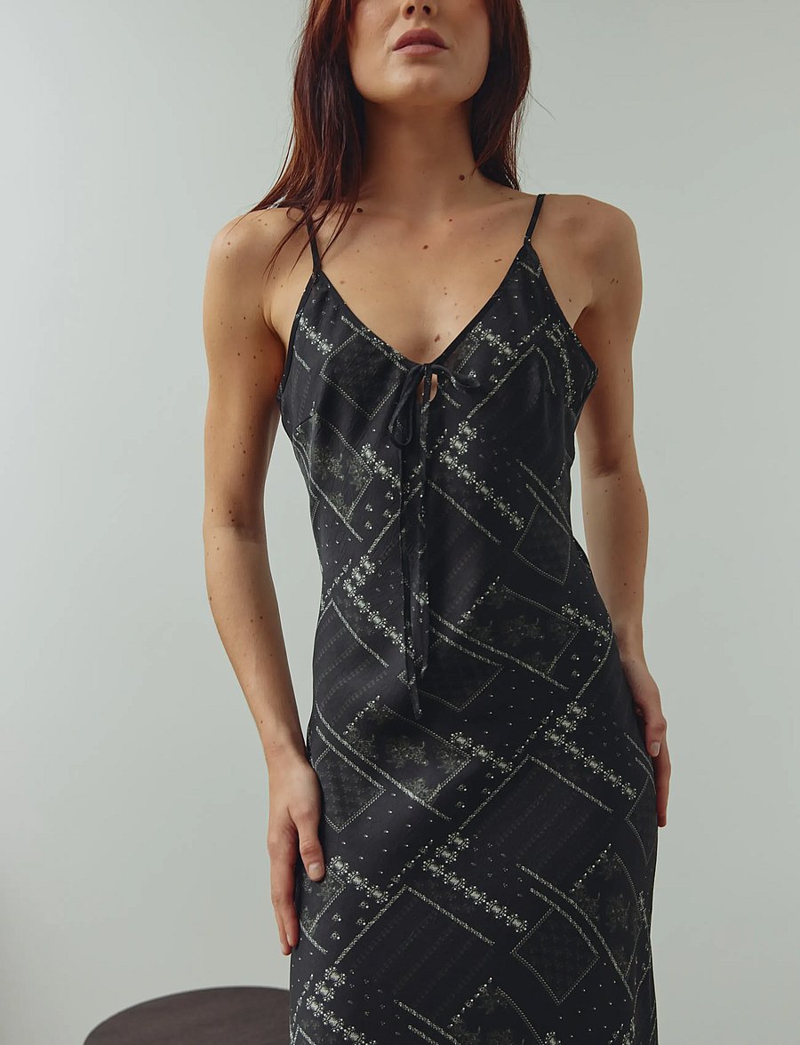 Noella - N-Megan Dress - Õhtukleidid - dolly black print - 5