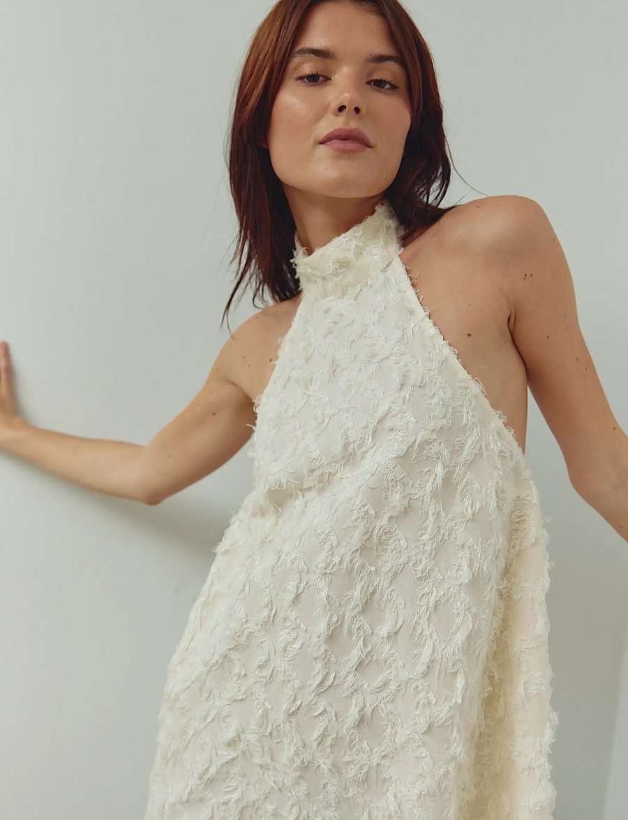 Noella - N-Maci Dress - sommarklänningar - ivory - 5