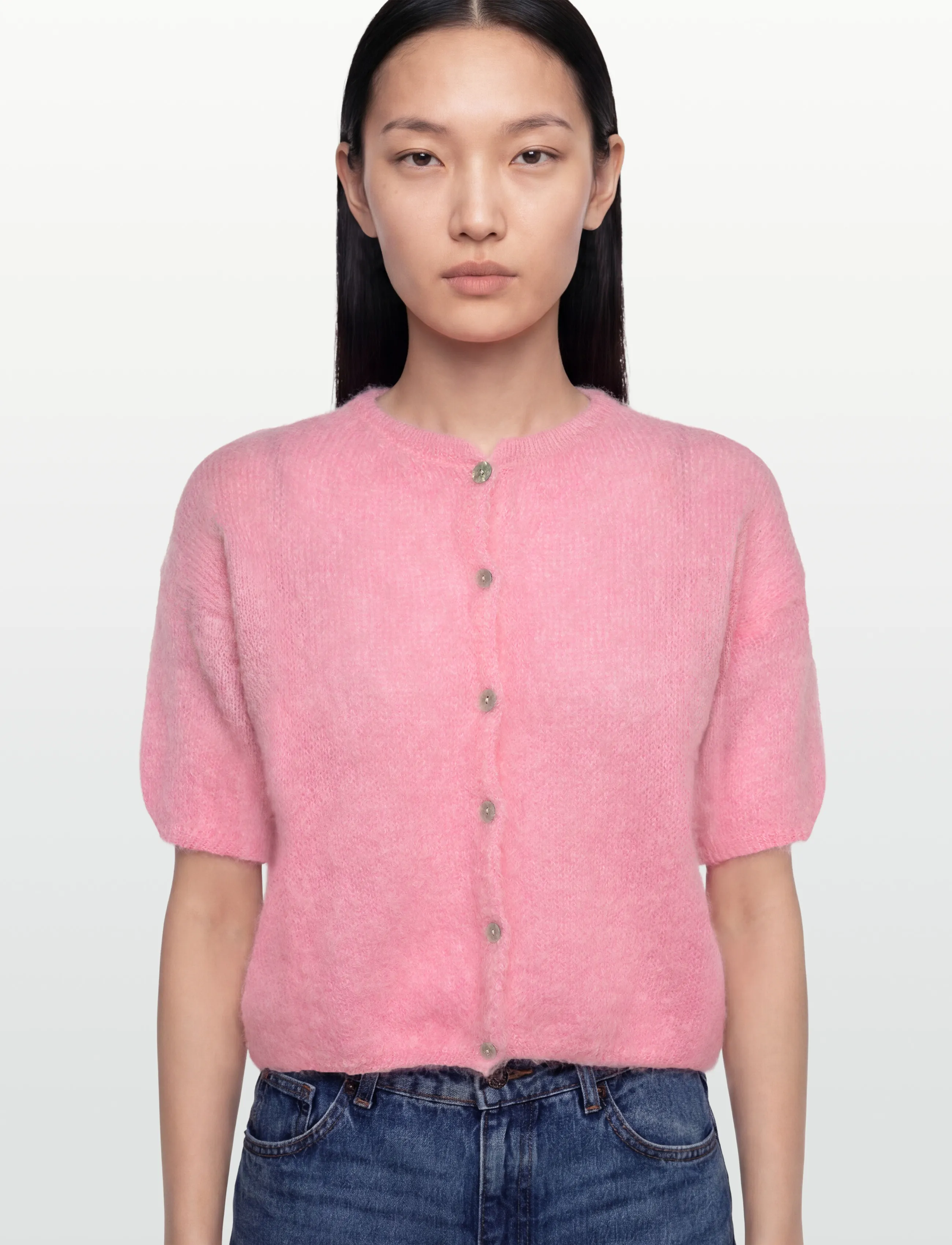 Noella - N-Lorell Knit Cardigan - cardigans - baby pink - 3