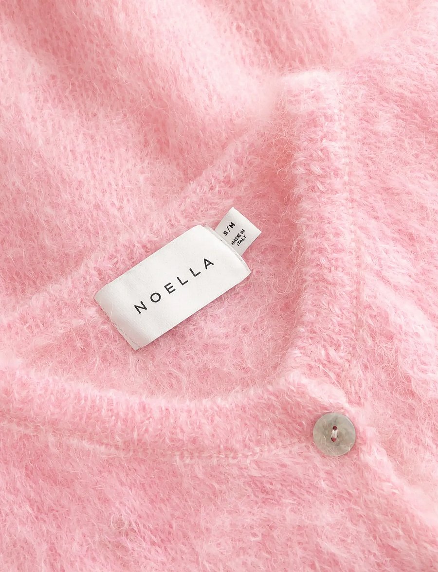 Noella - N-Lorell Knit Cardigan - cardigans - baby pink - 5