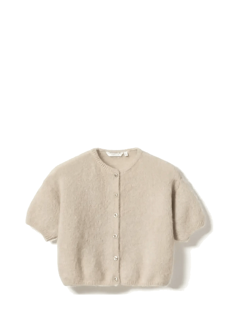 Noella - N-Lorell Knit Cardigan - koftor - beige - 1