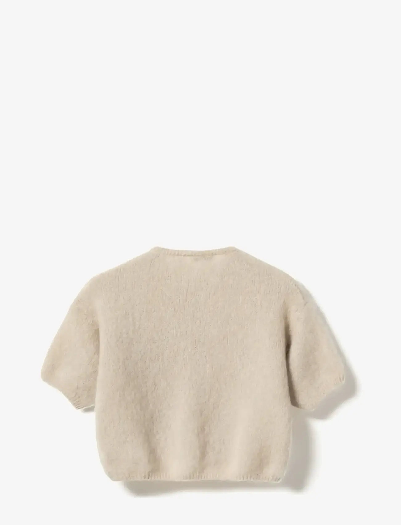 Noella - N-Lorell Knit Cardigan - koftor - beige - 2