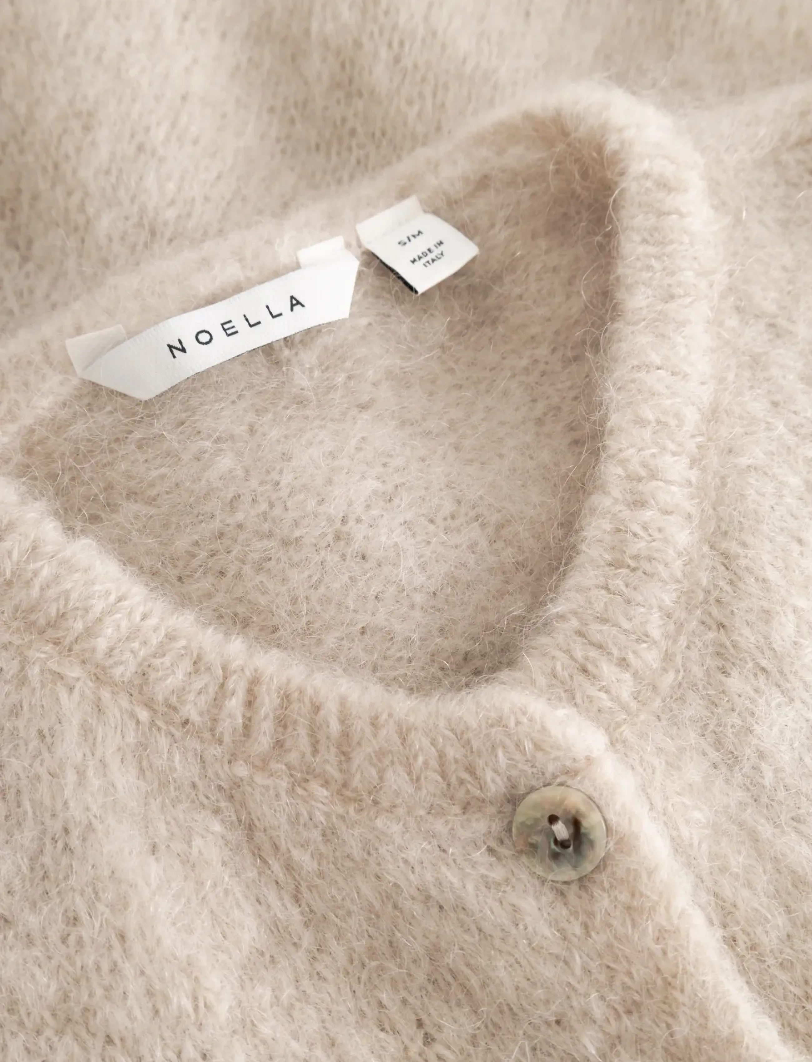 Noella - N-Lorell Knit Cardigan - cardigans - beige - 4