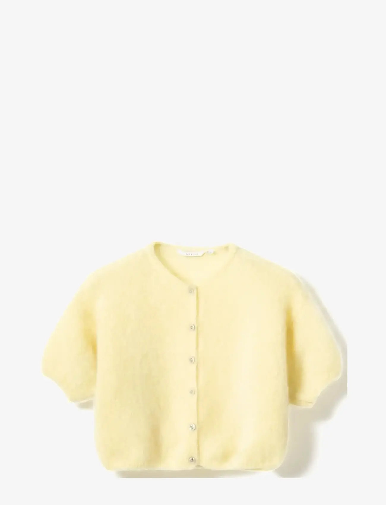 Noella - N-Lorell Knit Cardigan - cardigans - light yellow - 1