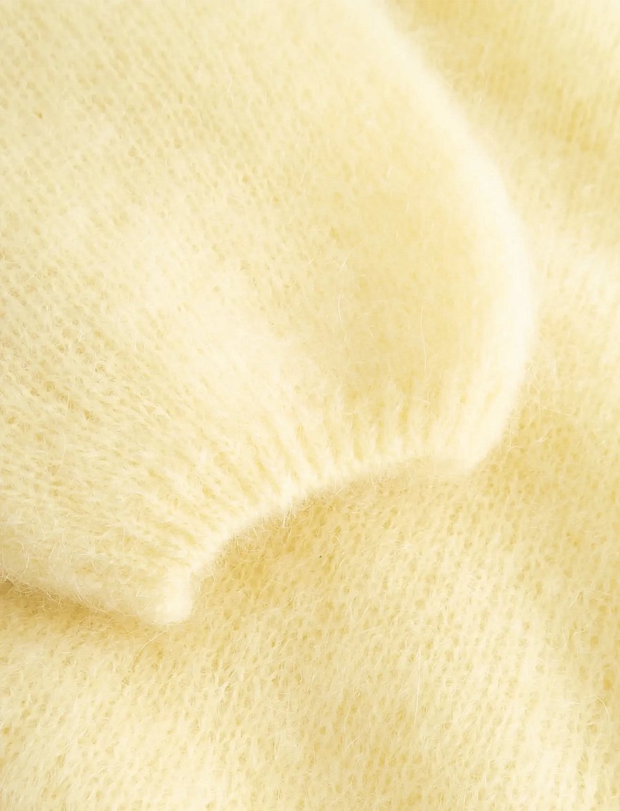 Noella - N-Lorell Knit Cardigan - strickjacken - light yellow - 5
