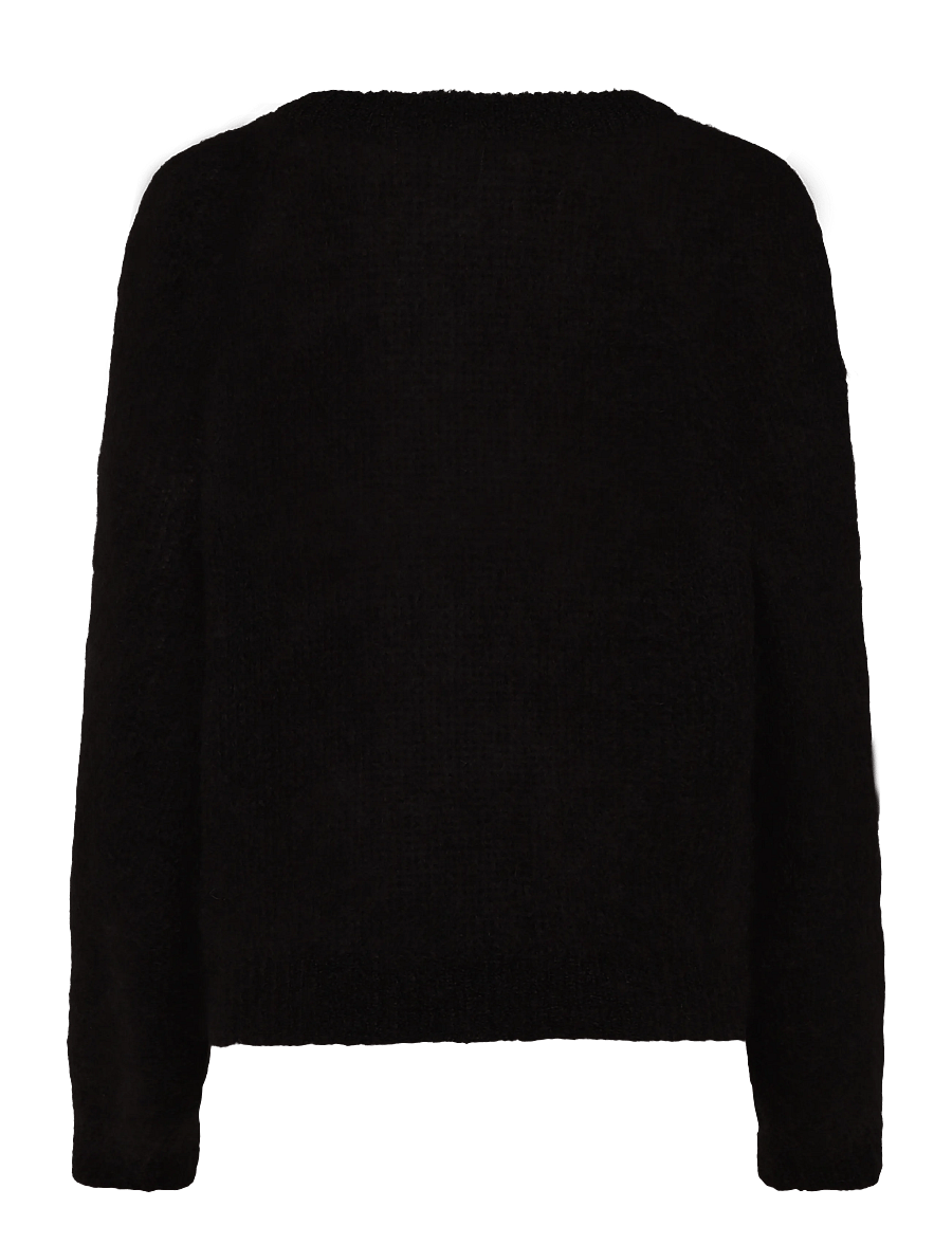 Noella - N-Latora Mohair Knit - pullover - dark brown chocolate - 2