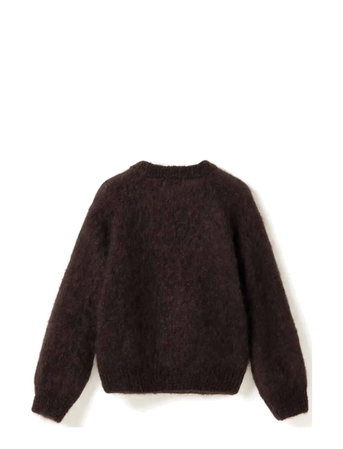 Noella - N-Latora Mohair Knit - kampsunid - dark brown chocolate - 3