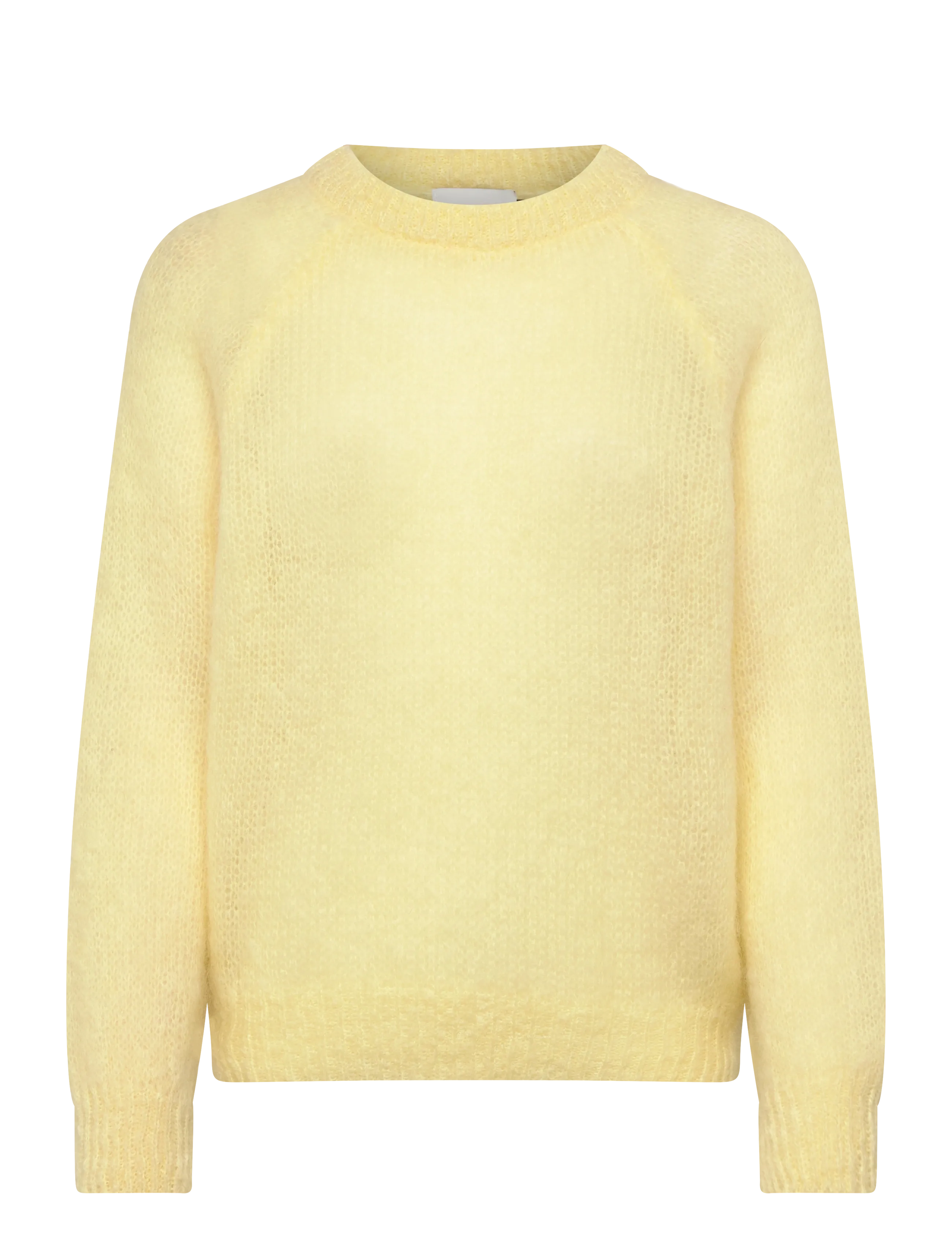 Noella N-Latora Mohair Knit - Tøj - LIGHT YELLOW / yellow