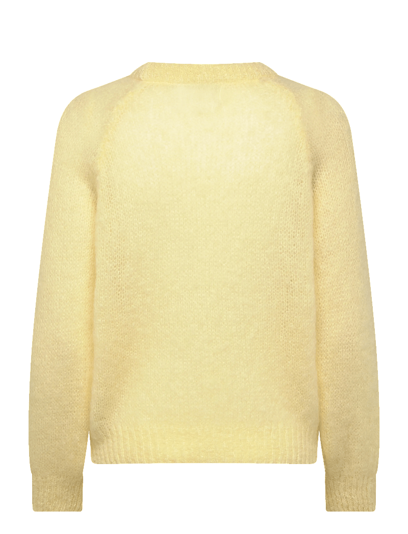 Noella - N-Latora Mohair Knit - stickade tröjor - light yellow - 2
