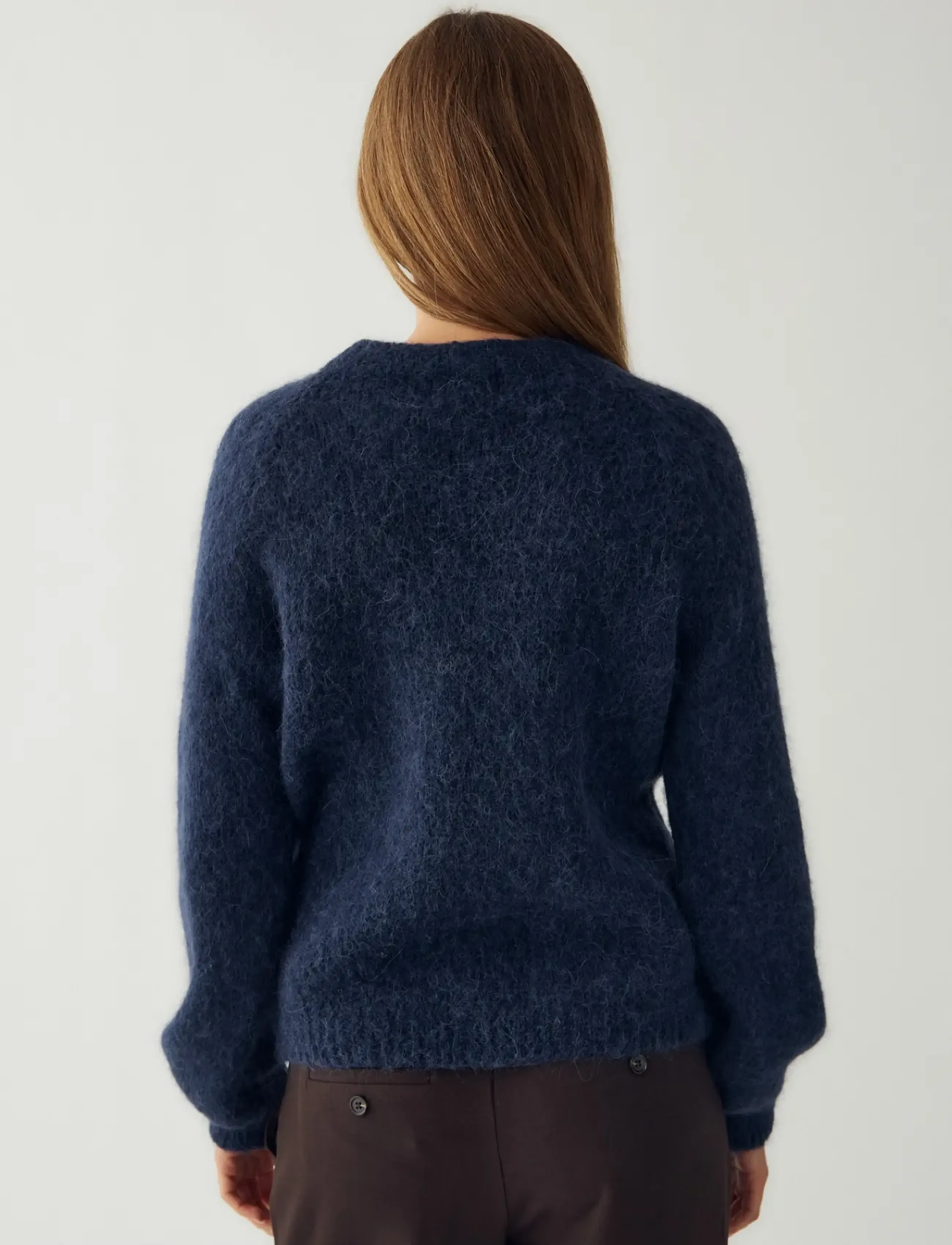 Noella - N-Latora Mohair Knit - pullover - navy - 4