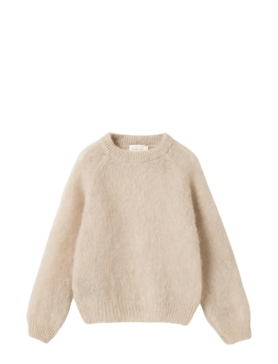 Noella - N-Latora Mohair Knit - pullover - oyster - 2