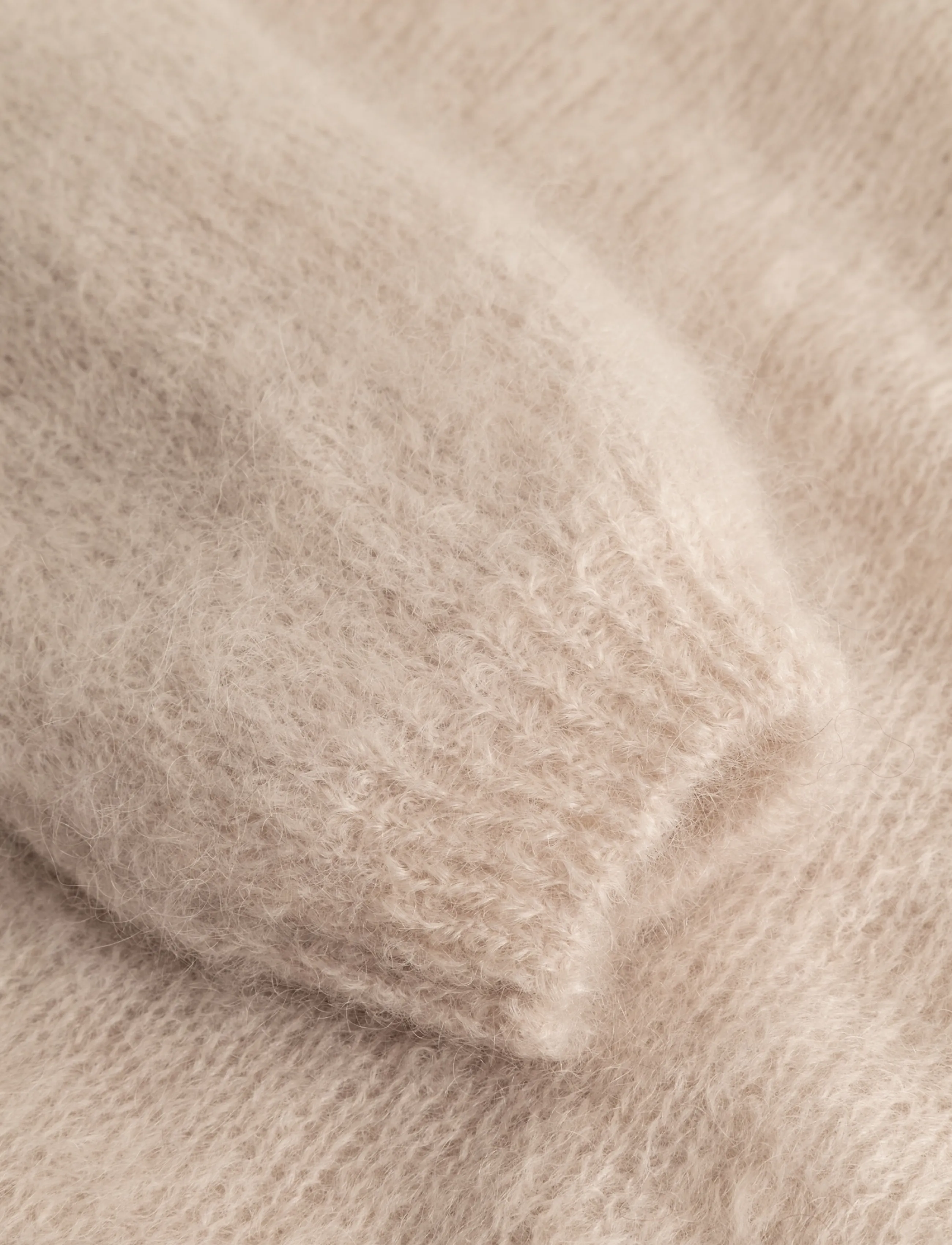 Noella - N-Latora Mohair Knit - pullover - oyster - 3