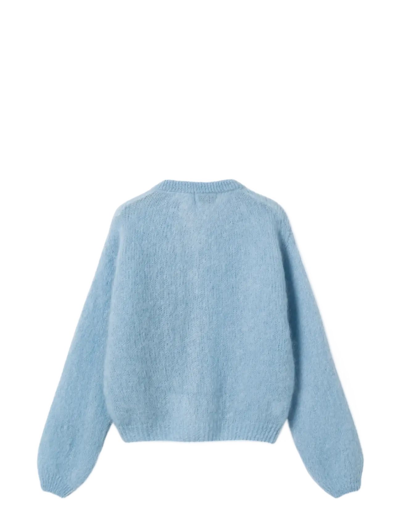Noella - N-Kae Mohair Cardigan - koftor - baby blue - 2