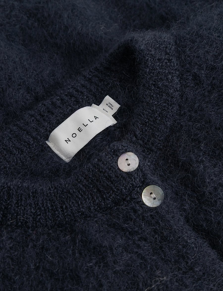 Noella - N-Kae Mohair Cardigan - navy - 2