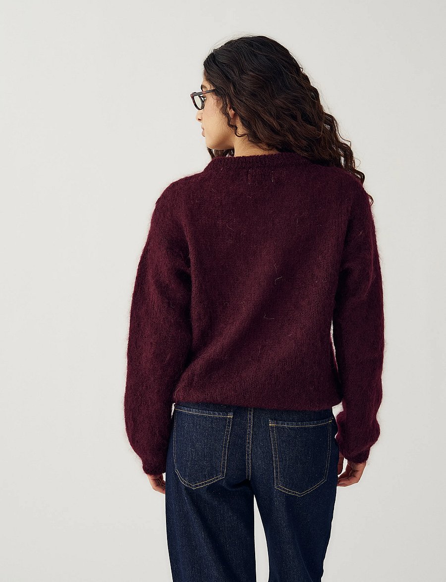 Noella - N-Kae Mohair Cardigan - kardiganid - winetasting - 4