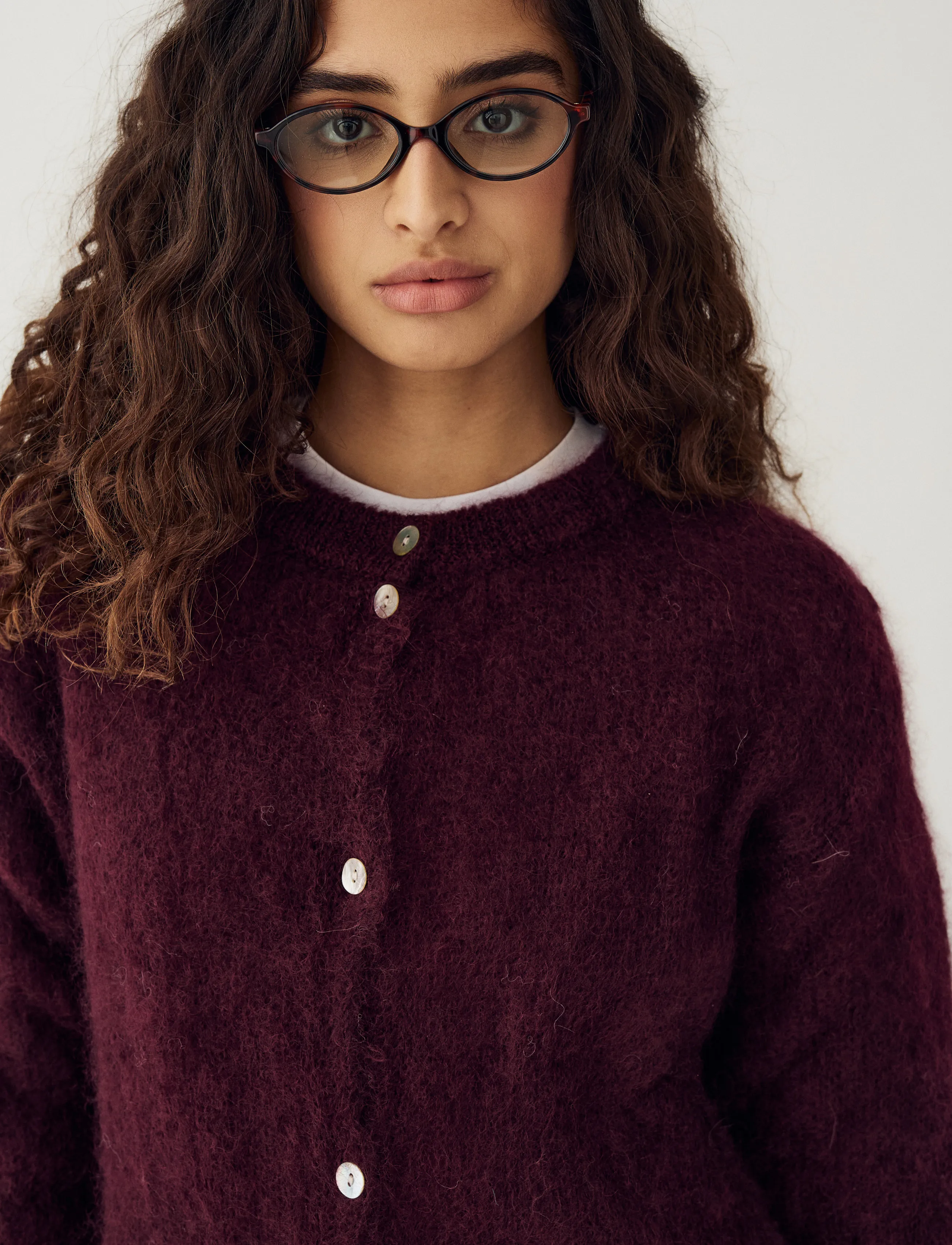 Noella - N-Kae Mohair Cardigan - cardigans - winetasting - 5