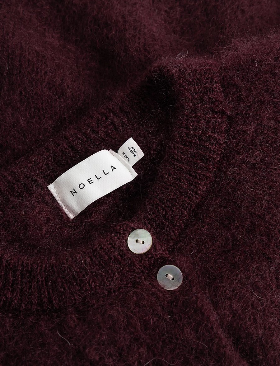 Noella - N-Kae Mohair Cardigan - winetasting - 2
