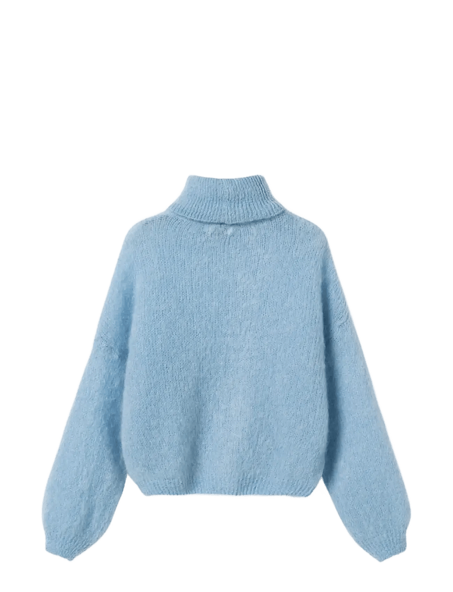 Noella - N-Marlena Knit - kõrge kaelusega kudumid - baby blue - 2