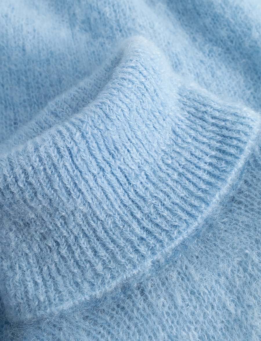 Noella - N-Marlena Knit - kõrge kaelusega kudumid - baby blue - 4
