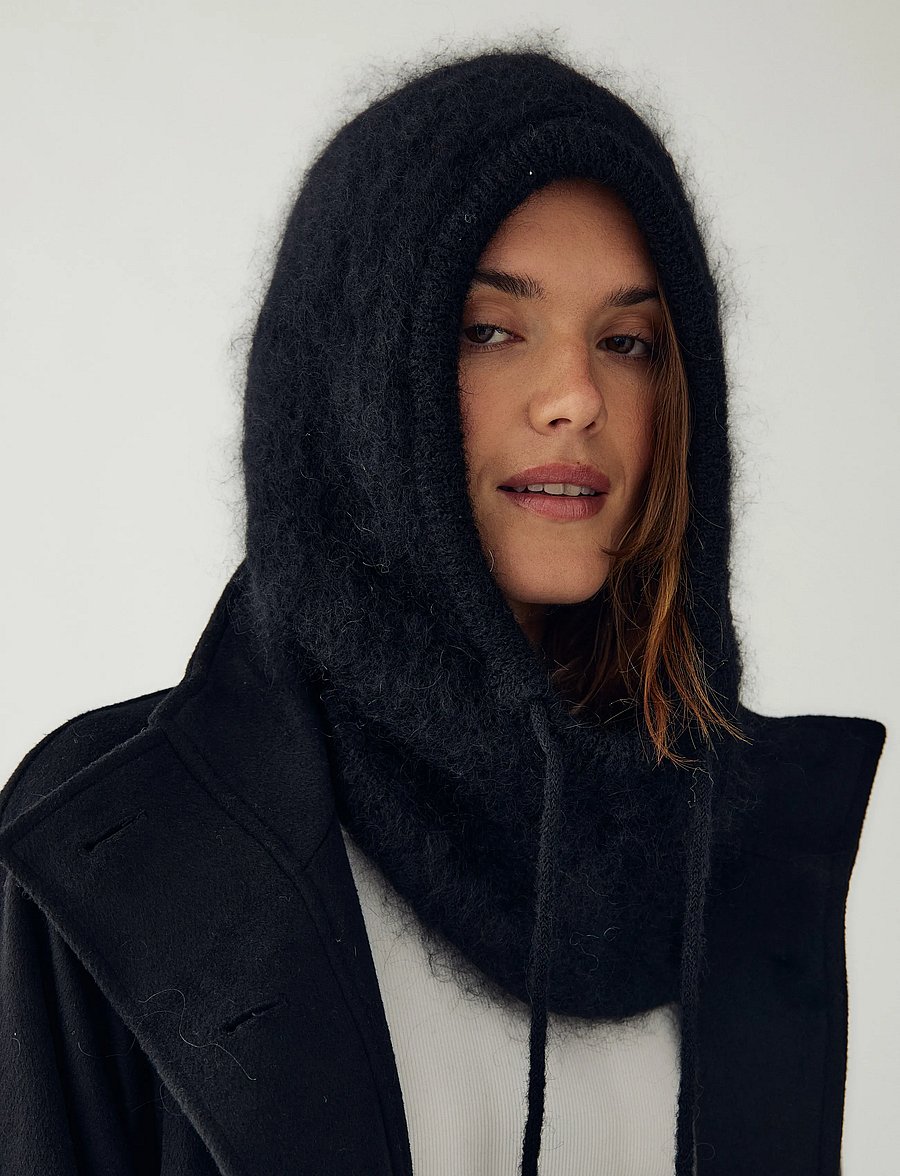 Noella - N-Merle Knit Balaclava - balaclava - black - 0