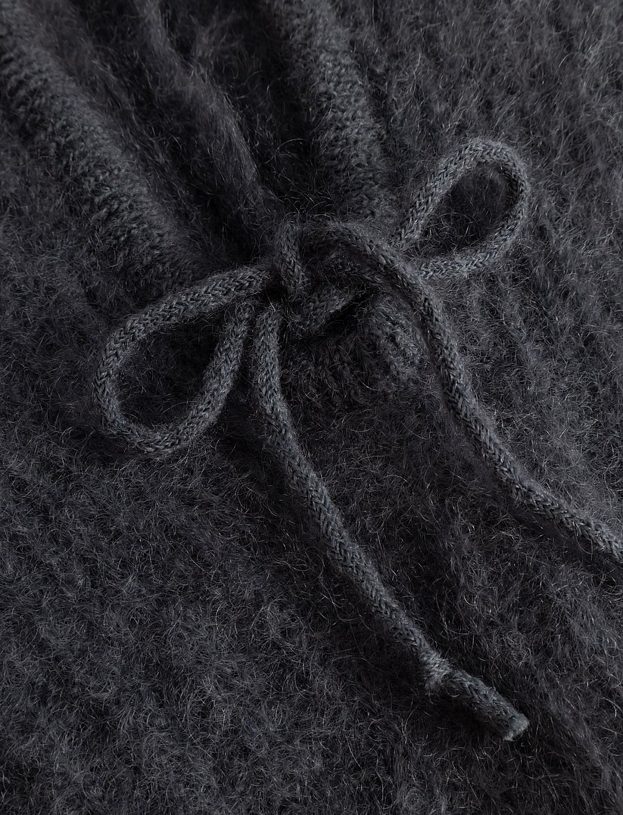 Noella - N-Merle Knit Balaclava - sturmhauben - medium grey melange - 5